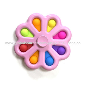 Colorful Simple Fidget Spinner Toys 8 Bubbles Push Pop Hand Fidget Sensory  Spinner - China Wholesale Pop Hand Fidget Sensory Spinner $0.86 from  Dongguan Xingzhong Silicone & Plastic Product Co., Ltd.