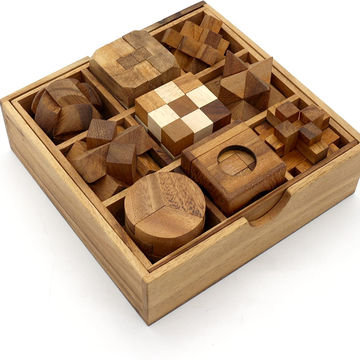 Fun Games for Adults 3D Wooden Puzzle Brain Teasers and 
