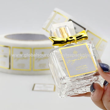 Achetez en gros étiquettes Autocollantes Imprimées Personnalisées Pour  Bouteille De Parfum Emballage D'étiquettes Adhésives En Feuille D'or Chine  et étiquettes Personnalisées, à 0.008 USD