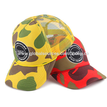 6 Pack Trucker Hat for Kids Sublimation Blank Hats Polyester Mesh