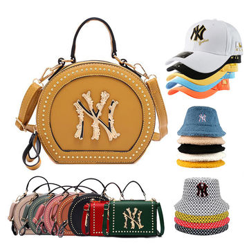 Buy Wholesale China Women Hand Bags New York Purse Ny Yankees Hat Bag Set /  Mini Women Purses And Handbags & Lv Hand Bags at USD 9.59