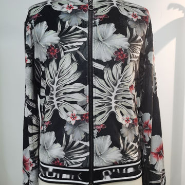 Jaqueta bomber 2024 floral masculina