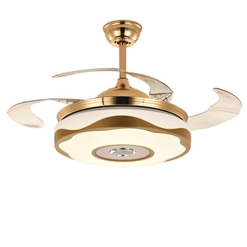 36-Zoll LED Unsichtbarer Ventilator Deckenleuchte mit Bluetooth Lautsprecher für Schlafzimmer Wohnzimmer for sale at factory direct price