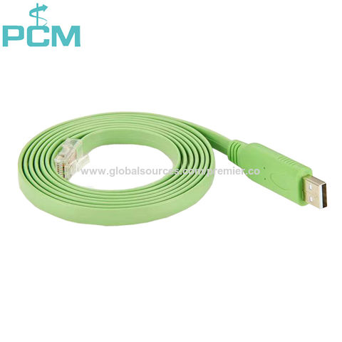 Buy Wholesale China Usb To Rj45 Rollover Console Cable With In Ftdi Micro Chip For Cisco Devices & Usb Rs232 Serial Rj45 Console Adapter Flat Cable at USD 5 | Sources