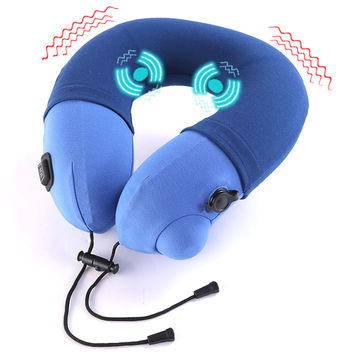 Buy Wholesale China Electric Heated Car Neck Massage Pillow & Neck Massager  at USD 18