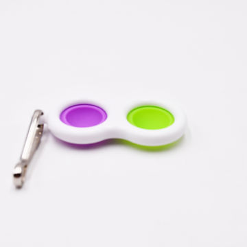 Mini Simple Dimple Fidget Toy Bubble Pop Anxiety and Desk Toy for Kids