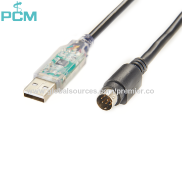 Buy Wholesale Usb To Rs232 6 Pin Mini Din Plc Programming Cable & Rs232 To Cable at USD 7.6 | Global