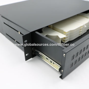 19 inch Fiber distribution frames, 48 SC port, slidable type, Fiber ...