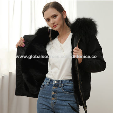 puffer bomber jacket with fur hood