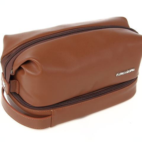 Double Compartment Cosmetic Bag