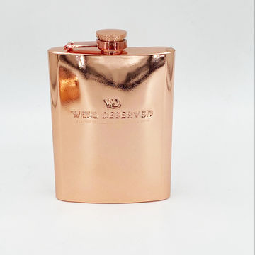 Cuir 7oz Pocket Hip Flasks 304 Bouteille De Vin Portable En Acier