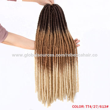 Blonde Marley Braiding Hair Long Kinky Curly Marley Crochet Braids For  Butterfly Locks Synthetic Wig Faux Locs Twists Afro Braid Hair Extensions  (613#