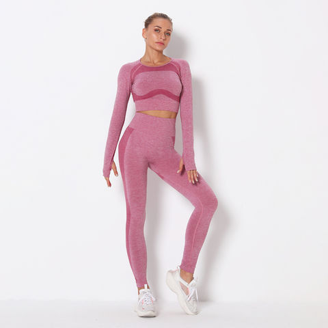 Buy Wholesale China Seamless Knitted Sports Suit Running Quick Dry Training  Tight Yoga Outfits Sets Women & Yoga Outfits Sets at USD 9.5
