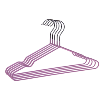 Wholesale Non Slip Cheap PVC Coated Metal Wire Coat Hangers Clothes Hangers  Manufacturer - China Hanger and Hangers price