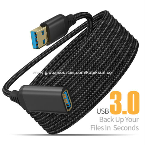 30 ft 10M USB 2.0 Printer Mouse Extension Cable A Male-Female Keyboard HDD Drive 