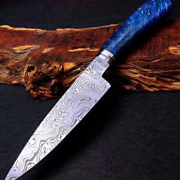 Hot Sell Cheap 9 Pieces Damascus Steel Blade Modern Custom