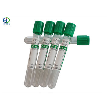 China Disposable Green Cap Vacuum Heparin Vacuum Blood Collection Tube ...