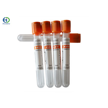 China Disposable Orange Cap Clot Activator Vacuum Containers Blood ...