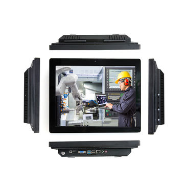 Aluminum alloy material 15 inch embedded touch screen industrial panel ...