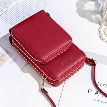 Source Women's Wallet Wristlet Wallet Ladies Purse Zip Around