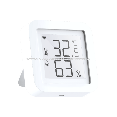 Reloj digital de mesa inalámbrico con higrómetro y termómetro