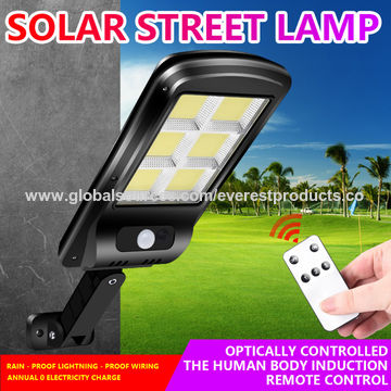 20W/40W/60W/90W LED Solar Wall Street Light Motion Sensor Outdoor Floodlight