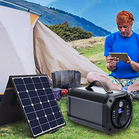 300Wh Tragbar Powerstation Mobiler Stromspeicher Outdoor Camping Solar Generator 