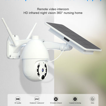 China 4G Solar power IP camera battery operated cctv security camera ...