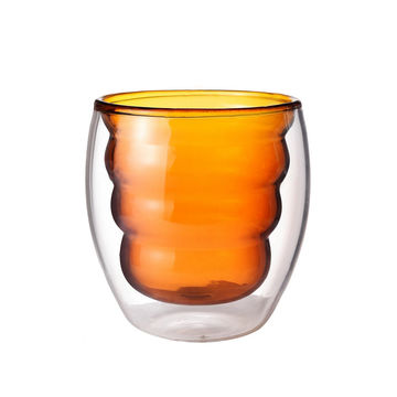 Buy Wholesale China Amber Crastal Thick Bottom Glass Cups Wine Tea Coffee  Glass Tumbler Shot Clear Glass Cups & Glass Cups at USD 1.55