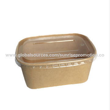 Bulk Clear Plastic Food Containers Tubs Lids Microwave Safe Takeaway Storage  Box