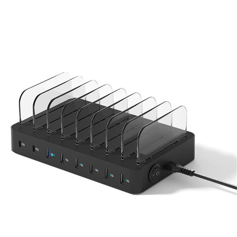 2021 new 8-port USB Hub Charging Station, Fits for iPhone/iPad/Samsun ...