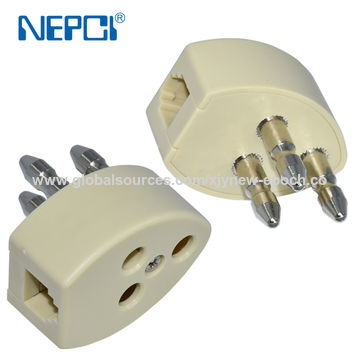 Facultad versus comprador Buy Wholesale China Italian Adsl Telecom-adapter Male To Rj11 Male White  Power Plug To Rj11 Xjy-it-10 & Rj45 Connector Cat5 6a at USD 0.2 | Global  Sources