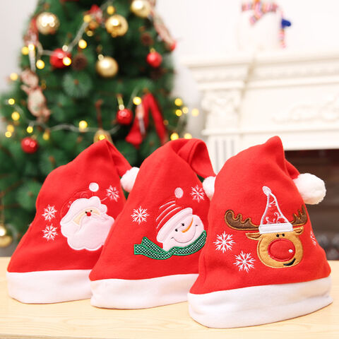 Bonnet De Noël Adulte Vert En Peluche Douce - Taille Unique Pour Adultes Et Enfants +10 Ans - Pour Costume Père Noël, Fêtes Et Décorations