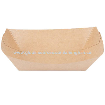 Greaseproof Brown Kraft Paper Take Out Boxes Food Containers Wholesale