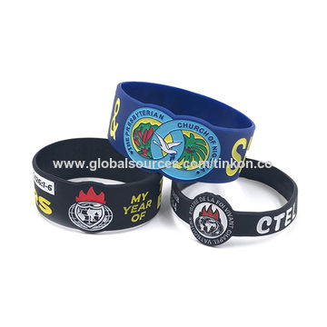 Great Sports Team Bracelet 1 SOCCER Ball Silicone Wristband featuring Debossed 