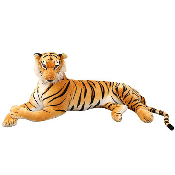 Buy Wholesale China Hot 30-120 Cm Lifelike Tiger Leopard Plush Toys Soft Wild  Animals Simulation White Tiger Animal Doll & Tiger Plush Toy at USD  |  Global Sources