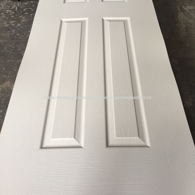 Peau de porte HDF avec apprêt blanc/Moulure de placage for sale at factory direct price