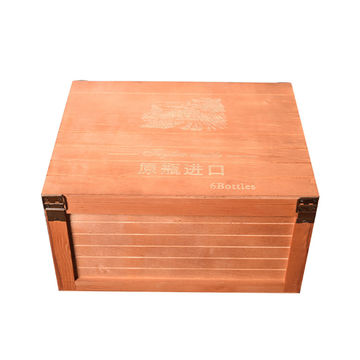 Buy Wholesale China Hot Sale Customized Unfinished Wine Box Packaging Pine  Wooden Wine Gift Box Packing & Wooden Wine Box At Usd 0.96 | Global Sources