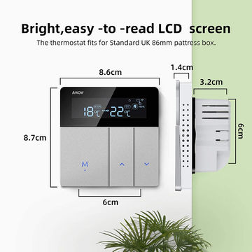 Buy Wholesale China Awow Smart Home Thermostats Wifi Temperature Controller  Wall Thermostat Intelligent Heating Control & Smart Thermostats at USD 22