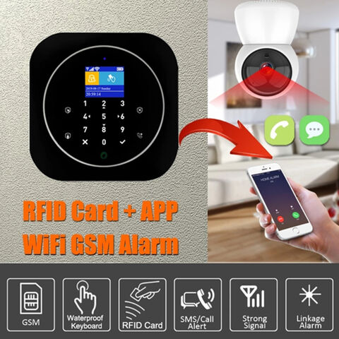Tuyasmart/Smart Life app GSM/GPRS + Wi-Fi Wireless Home Alarm