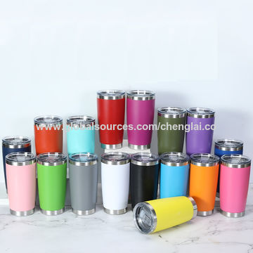 Buy Wholesale China Stainless Steel Tumbler Mug Water Bottle 20oz Spray ...