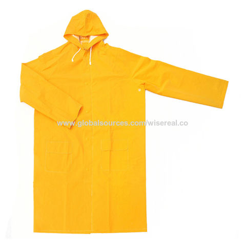 Raincoat Waterproof Yellow Rainwear 
