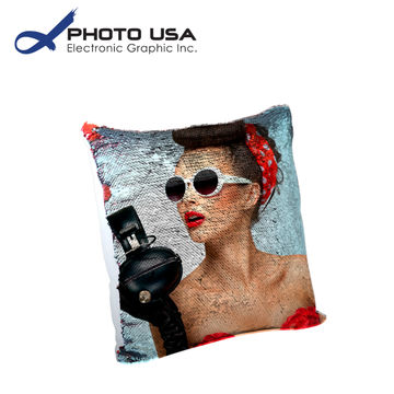 sequin pillow case sublimation