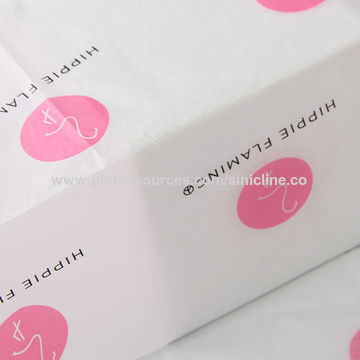 17gsm Custom Logo Printed Tissue Wrapping Paper Branding Staionary