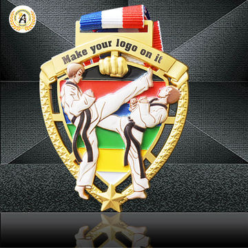 Plastic Medallion Key Ring Colour Choice New I Love Judo