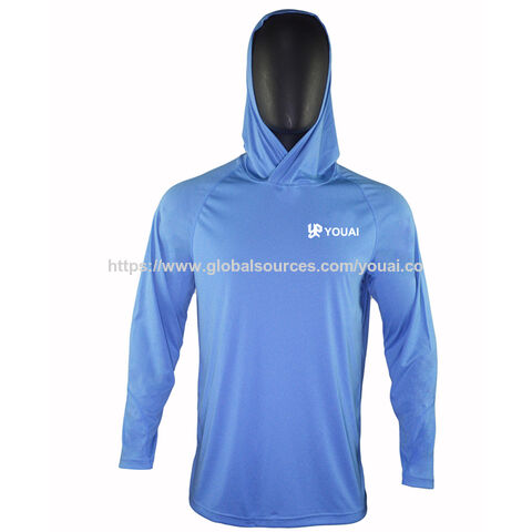 moisture wicking hooded shirt