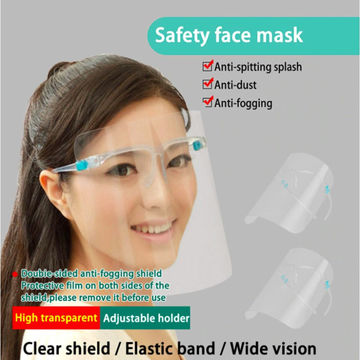 Transparent Full Face Clear Shields Film Plastic 