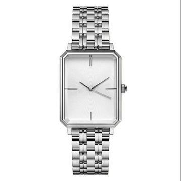 quartz silver watch