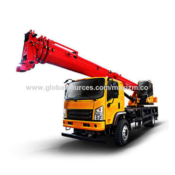 Buy China Wholesale Truck Crane ,hook Lift Truck Crane 12ton