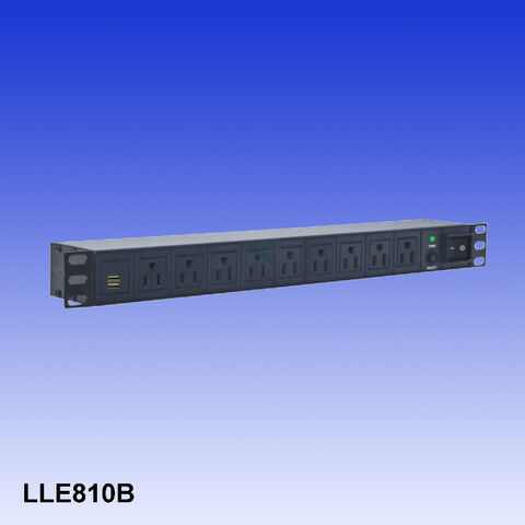 Mayorista de regleta/extensión de 19" para rack con proveedor de USB